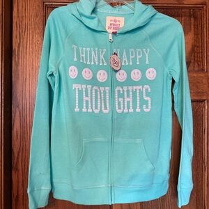 SO Kids Perfect Zip Hoodie Mint Teal